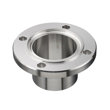 Aseptic welding nut flange DIN 11864-2 NF with O-ring groove, Form A; pipe size according to DIN R2